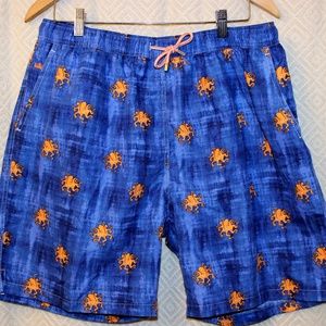 Peter Millar "Octopus-Print" Swim Trunks